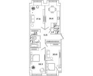 3-комнатная квартира площадью 94.1 кв.м, Рязанский проспект, д.влд 2 | цена 16 499 211 руб. | www.metrprice.ru