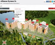 1-комнатная квартира площадью 39.2 кв.м, Речная улица, 6 | цена 3 100 000 руб. | www.metrprice.ru