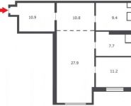 2-комнатная квартира площадью 79 кв.м, Ленинский просп., 111К1 | цена 20 900 000 руб. | www.metrprice.ru