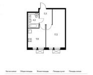 1-комнатная квартира площадью 36.5 кв.м, Заречная ул., 23 | цена 3 631 750 руб. | www.metrprice.ru