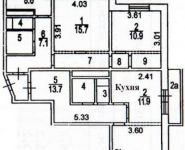 4-комнатная квартира площадью 110 кв.м, Медиков ул., 14к2 | цена 45 000 000 руб. | www.metrprice.ru