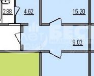 2-комнатная квартира площадью 64 кв.м, Баулинская ул., 11 | цена 3 060 000 руб. | www.metrprice.ru