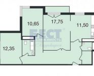 3-комнатная квартира площадью 79 кв.м, Никулинская ул., 10 | цена 13 760 000 руб. | www.metrprice.ru