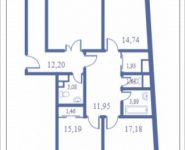 4-комнатная квартира площадью 128.1 кв.м, Кудрявцева, 14 | цена 13 194 300 руб. | www.metrprice.ru