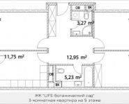 3-комнатная квартира площадью 82.68 кв.м, Лазоревый пр., 3 | цена 18 015 227 руб. | www.metrprice.ru