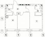 2-комнатная квартира площадью 55.7 кв.м, Новоалексеевская ул, 16с29 | цена 10 026 000 руб. | www.metrprice.ru