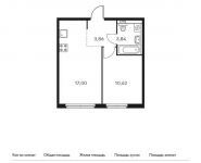 1-комнатная квартира площадью 35.32 кв.м, Складочная ул, 6 | цена 6 498 880 руб. | www.metrprice.ru