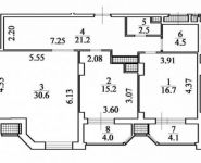 2-комнатная квартира площадью 98 кв.м, Ломоносовский просп., 25К5 | цена 59 600 000 руб. | www.metrprice.ru