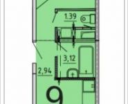 1-комнатная квартира площадью 31 кв.м, деревня Лопатино, 56 | цена 2 467 960 руб. | www.metrprice.ru