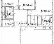 3-комнатная квартира площадью 109.71 кв.м, Лазоревый пр., 3 | цена 26 255 577 руб. | www.metrprice.ru