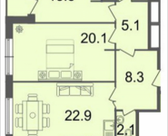 3-комнатная квартира площадью 77.9 кв.м, Серебрякова, 11-13, корп.2 | цена 11 646 050 руб. | www.metrprice.ru