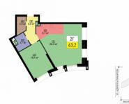 2-комнатная квартира площадью 63 кв.м, улица Адмирала Макарова, 6с4 | цена 13 536 113 руб. | www.metrprice.ru