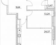 3-комнатная квартира площадью 65.04 кв.м, Лазоревый пр., 3 | цена 12 585 240 руб. | www.metrprice.ru