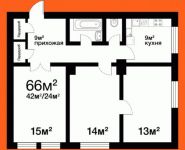 3-комнатная квартира площадью 66 кв.м, Северная пл., 5 | цена 3 200 000 руб. | www.metrprice.ru