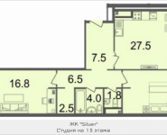 3-комнатная квартира площадью 87.2 кв.м, Серебрякова, 11-13, корп.2 | цена 13 734 000 руб. | www.metrprice.ru