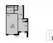1-комнатная квартира площадью 41.8 кв.м, Радио ул. | цена 4 629 893 руб. | www.metrprice.ru