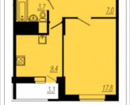 1-комнатная квартира площадью 39.5 кв.м, проспект Астрахова, 12а | цена 3 930 448 руб. | www.metrprice.ru