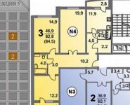 3-комнатная квартира площадью 84 кв.м, улица Фабрициуса, 22 | цена 9 550 000 руб. | www.metrprice.ru