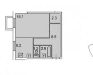 1-комнатная квартира площадью 41 кв.м, Радио ул, 2301В | цена 3 982 392 руб. | www.metrprice.ru