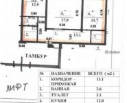 2-комнатная квартира площадью 64 кв.м, улица 50 лет ВЛКСМ, 21 | цена 3 990 000 руб. | www.metrprice.ru