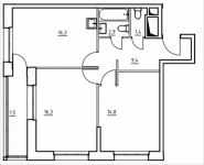 2-комнатная квартира площадью 62.6 кв.м, 1-й Грайвороновский пр, 1 стр 1 | цена 7 731 100 руб. | www.metrprice.ru