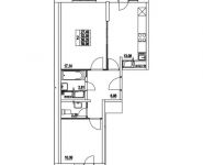 2-комнатная квартира площадью 56.29 кв.м, Муравская 2-я улица, д.1 | цена 7 400 000 руб. | www.metrprice.ru