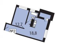 1-комнатная квартира площадью 44.8 кв.м, Дмитровское шоссе, 122Дк6 | цена 5 174 400 руб. | www.metrprice.ru