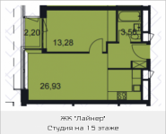 2-комнатная квартира площадью 45.97 кв.м, Ходынский бульвар | цена 9 470 969 руб. | www.metrprice.ru