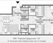 2-комнатная квартира площадью 141.04 кв.м, улица Малая Ордынка, 19с2 | цена 78 770 000 руб. | www.metrprice.ru