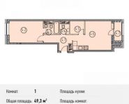 1-комнатная квартира площадью 49.3 кв.м, Ленинградский просп., 31 | цена 11 247 155 руб. | www.metrprice.ru