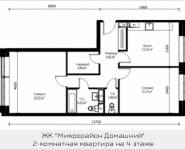 2-комнатная квартира площадью 68.05 кв.м, ул. Донецкая, 30, корп.1 | цена 8 797 096 руб. | www.metrprice.ru