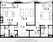 2-комнатная квартира площадью 92.5 кв.м в МФК "Balchug Residence", Садовническая, к5вл31, корп.4 | цена 42 696 121 руб. | www.metrprice.ru