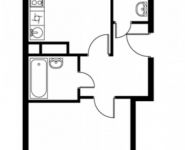 1-комнатная квартира площадью 40.4 кв.м, Софийская ул. | цена 3 854 887 руб. | www.metrprice.ru