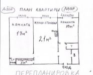 3-комнатная квартира площадью 60 кв.м, Шереметьевская ул., 37К1 | цена 10 900 000 руб. | www.metrprice.ru