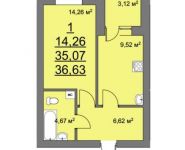 2-комнатная квартира площадью 58.3 кв.м,  | цена 4 199 000 руб. | www.metrprice.ru