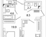 2-комнатная квартира площадью 73.5 кв.м, Рязанский проспект, 2, корп.M6 | цена 11 468 719 руб. | www.metrprice.ru