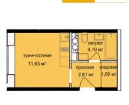 1-комнатная квартира площадью 20.23 кв.м, жилой комплекс Баркли Медовая Долина, к4 | цена 1 991 041 руб. | www.metrprice.ru