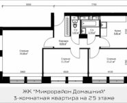 3-комнатная квартира площадью 64.38 кв.м, ул. Донецкая, 30, корп.1 | цена 9 621 463 руб. | www.metrprice.ru