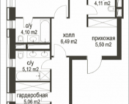 3-комнатная квартира площадью 113.91 кв.м, Усачёва, 12, корп.2_2 | цена 75 184 359 руб. | www.metrprice.ru