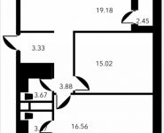 2-комнатная квартира площадью 67.76 кв.м, Новоалексеевская, 16с7 | цена 13 805 550 руб. | www.metrprice.ru