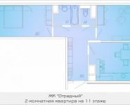 2-комнатная квартира площадью 71.3 кв.м, Ак. Каргина, 23, корп.2 | цена 6 060 500 руб. | www.metrprice.ru