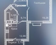 1-комнатная квартира площадью 51 кв.м, Митинская ул., 22 | цена 8 848 516 руб. | www.metrprice.ru