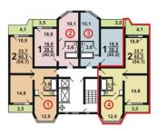 2-комнатная квартира площадью 64 кв.м, Старокрымская улица, 13с1 | цена 4 260 000 руб. | www.metrprice.ru