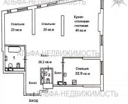 4-комнатная квартира площадью 158 кв.м в ЖК "Дом на Мосфильмовской", Мосфильмовская ул., 8 | цена 49 990 000 руб. | www.metrprice.ru