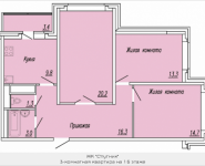 3-комнатная квартира площадью 82.6 кв.м, Институтская 2-я, 18 | цена 7 000 000 руб. | www.metrprice.ru