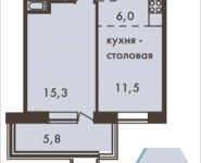 2-комнатная квартира площадью 47.9 кв.м, Гродненская, 5А, корп.1 | цена 8 848 567 руб. | www.metrprice.ru