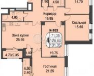 4-комнатная квартира площадью 131.4 кв.м, Смольная ул., 49 | цена 23 500 000 руб. | www.metrprice.ru