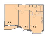 2-комнатная квартира площадью 59.1 кв.м, Грайвороновский 2-й проезд, вл38с4 | цена 8 157 573 руб. | www.metrprice.ru