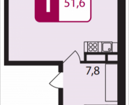 1-комнатная квартира площадью 51.6 кв.м в ЖК "Звезда Томилино", Гаршина, 3 | цена 3 612 000 руб. | www.metrprice.ru