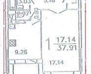 1-комнатная квартира площадью 38 кв.м, Южнобутовская ул., 44К1 | цена 6 600 000 руб. | www.metrprice.ru